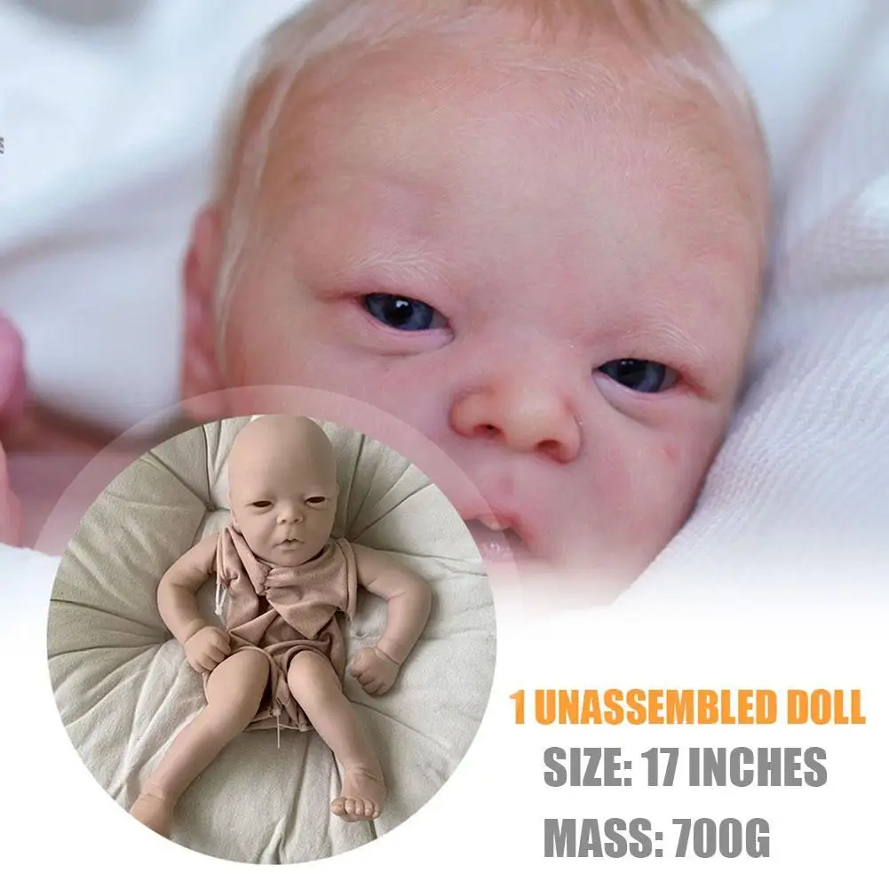 

17 Inch Soft Realistic Fresh Color Cute Silicone Doll Doll