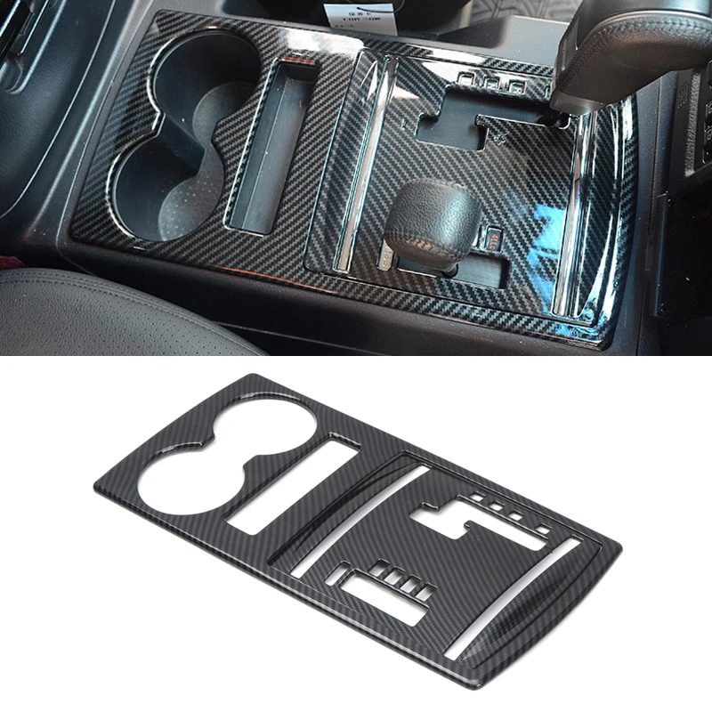LHD! For Mitsubishi Pajero Shogun V80 2007-2019 Accessories ABS Carbon Fiber Interior Gear Shift Panel Trim 2pcs Car Styling LHD! For Mitsubishi Pajero Shogun V80 2007-2019 Accessories ABS Carbon Fiber Interior Gear Shift Panel Trim 2pcs Car Styling