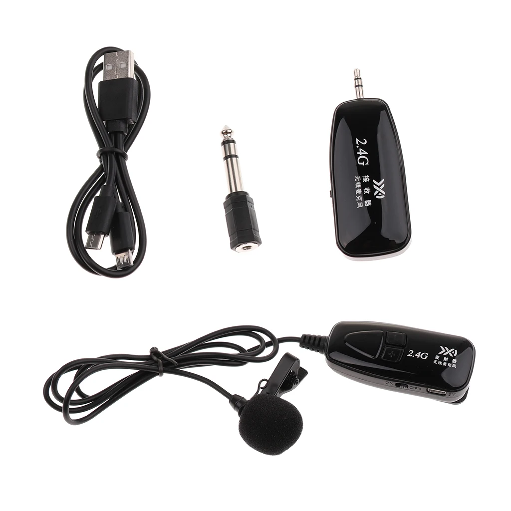

Set Of Universal Lavalier Mic USB Clip-on Microphone For Wireless System