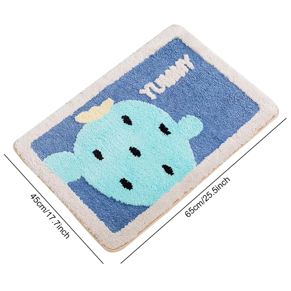 

Bath Mat Non-slip Bathroom Mats Shower Water Absorbent Bath Rug Floor Mat