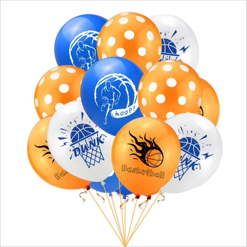 18PCS12 дюймов спортивный баскетбольный латексный шар Baby Shower детский день рождения