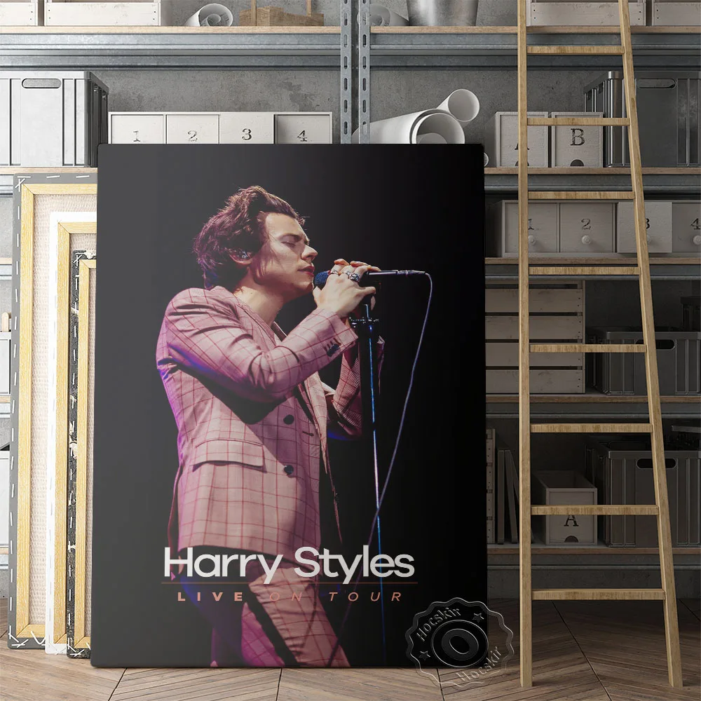 

Harry Styles Singer Poster, Pop Star Prints Poster, Pop Music Fans Collect Wall Decor, Britain Actor Handsome Boy Home Art Decor