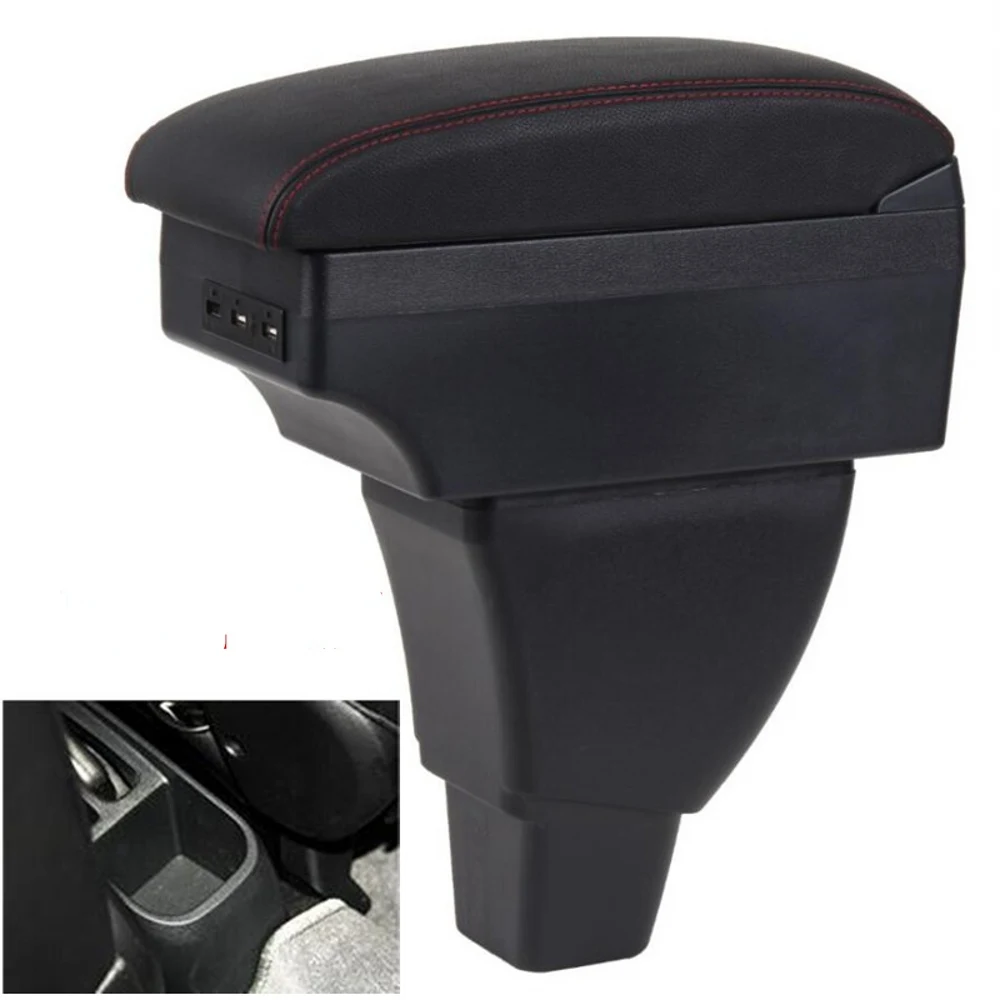 

For Great Wall Hover M4 Armrest Box Arm Elbow Rest Car Center Console Storage Case Modification Accessories with Cup Holder USB