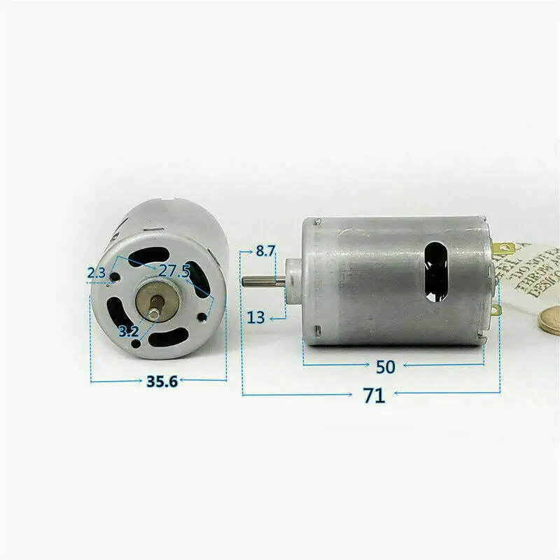 MABUCHI RS 540SH 7522 с источником питания от постоянного тока 6V 12V 30000 об/мин высокого