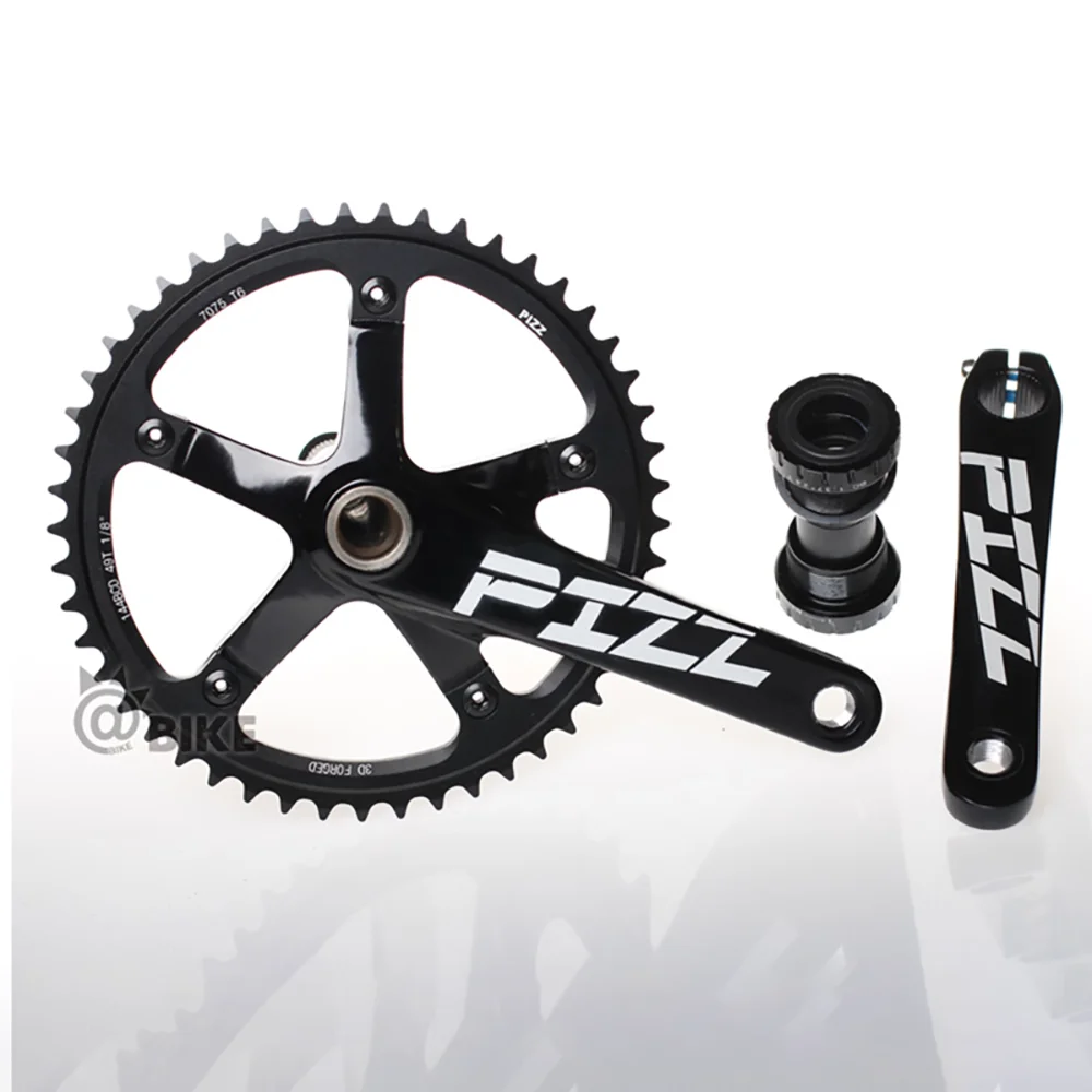 Велосипедный кривошипный комплект с фиксированной передачей 165 мм 48T 49T 51T