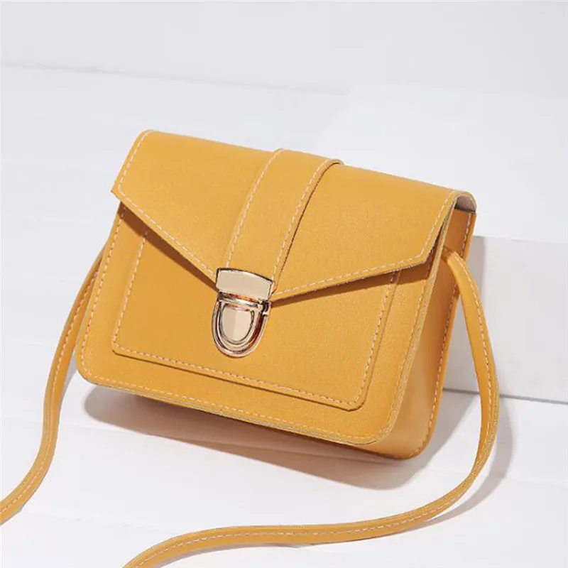 

Messenger Bags Women's Fashion PU Simple Solid Handbag Small Shoulder Bags Crossbody Bags handbag for Women