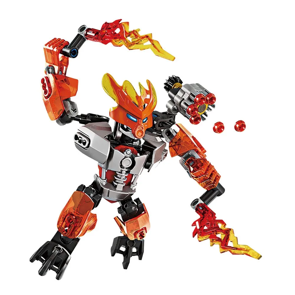 Конструктор Lepinblocks Bionicle серии Xsz 706 джунгли скалы вода земля лед защита огня экшн
