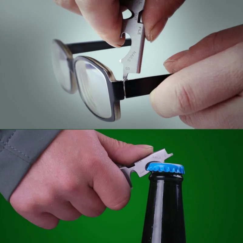 8 в 1 мульти инструмент ключ из нержавеющей стали открытый многофункциональный