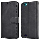 Кожаный чехол-книжка для Vertex Impress Luck L100