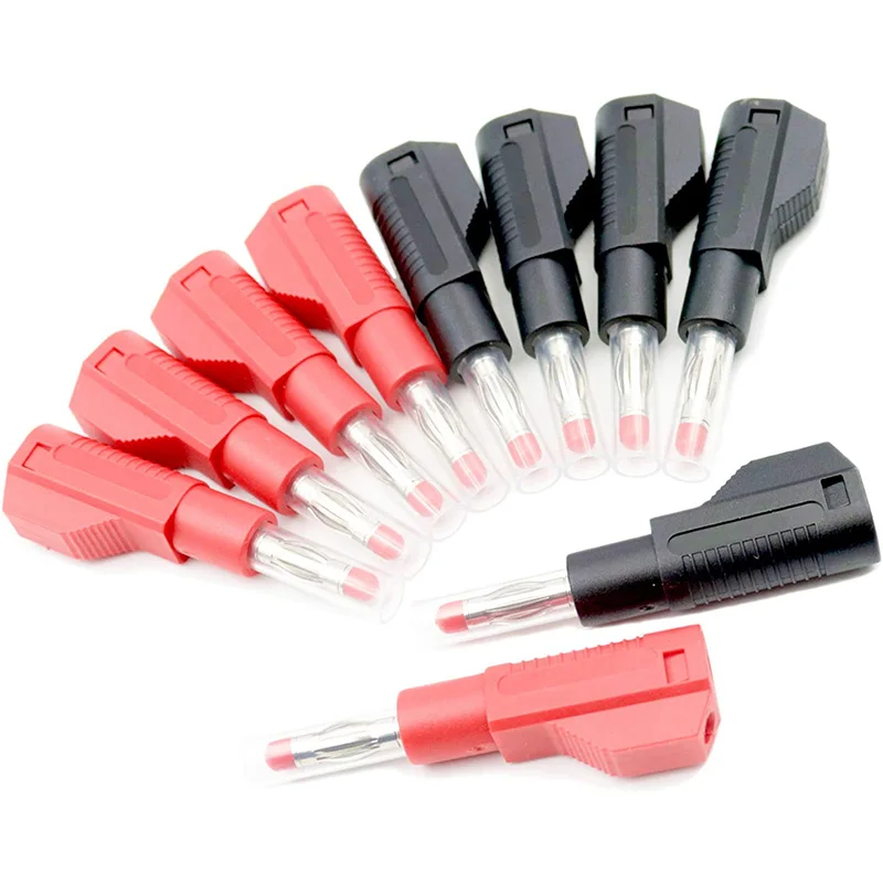 10 комплектов Выдвижная оболочка 4 мм разъем типа &quotбанан&quot Соединители