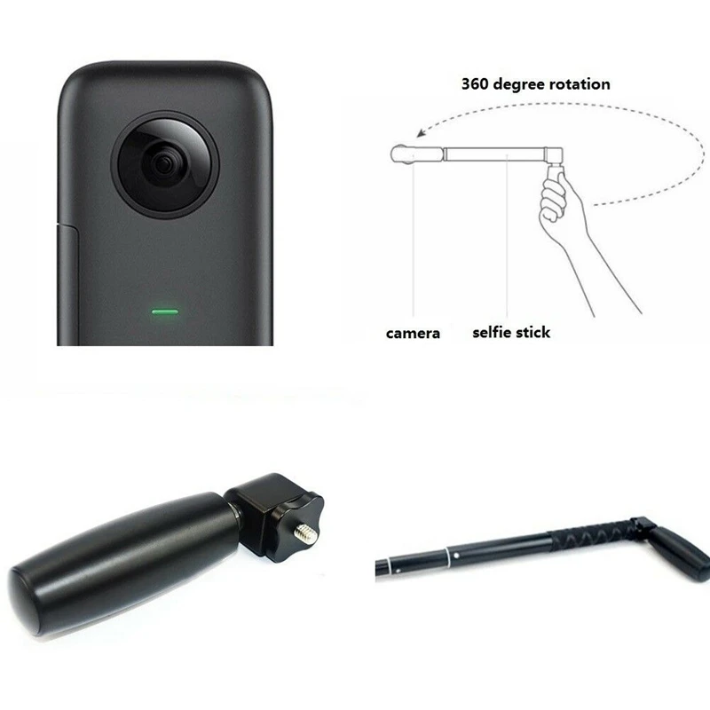 Держатель для селфи с поворотной ручкой Insta360 One X / Vr аксессуары камеры |