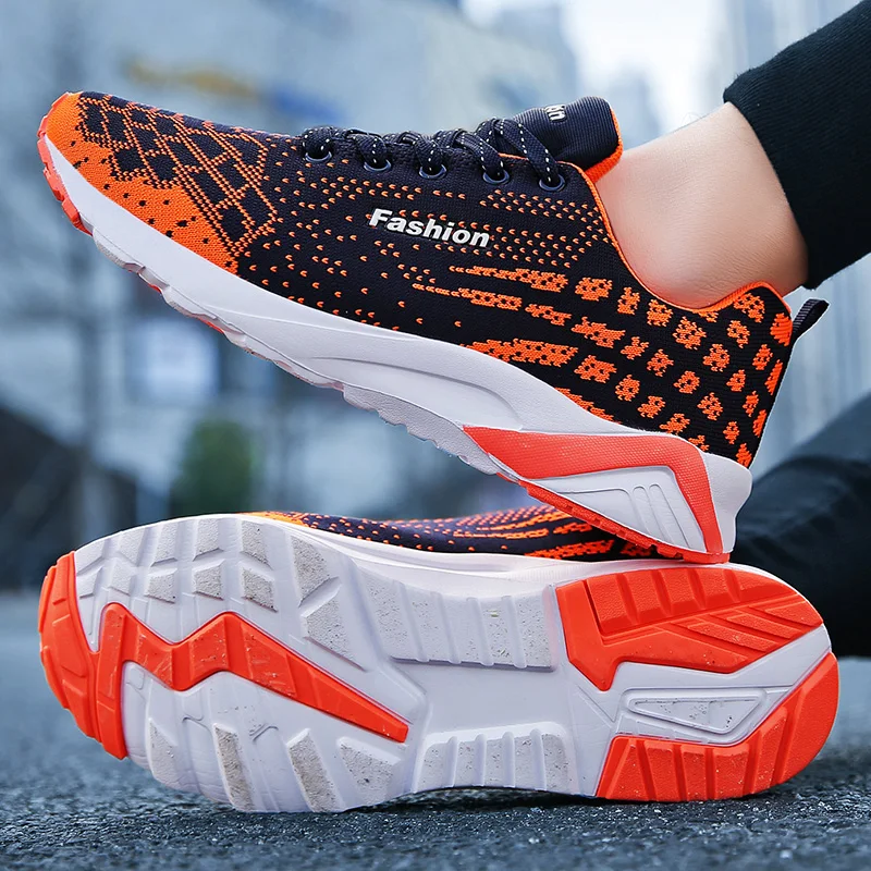 2019 Модная легкая мужская сетчатая повседневная обувь дышащие ткацкие мужские