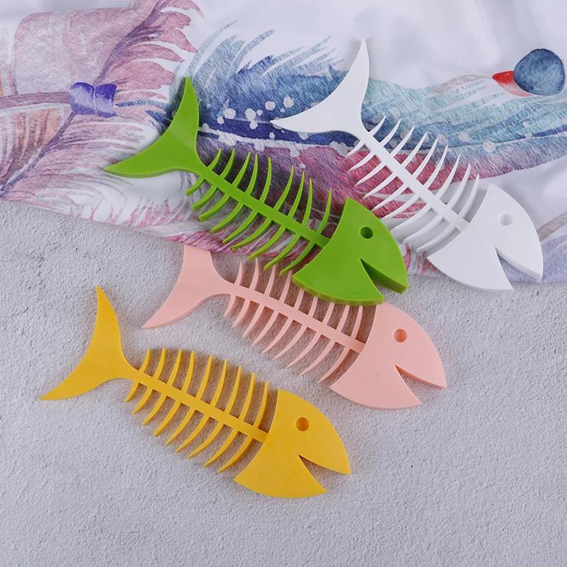 1 шт. силиконовая подставка для мыла в форме рыбьей кости|Портативные мыльницы| |