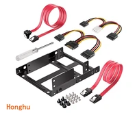 new ssd hdd mounting bracket 3 5 to 2 5 internal hard disk drive kit cables 2 5 hard disk drive to 3 5 bay tray caddy