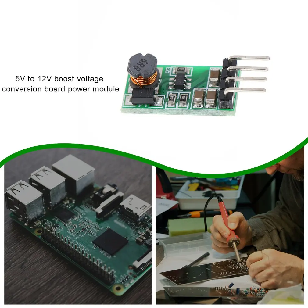 Ультра-Малый Dc 3 V 7 4 5 5V-12V Boost Напряжение панель переключения Мощность модуль для