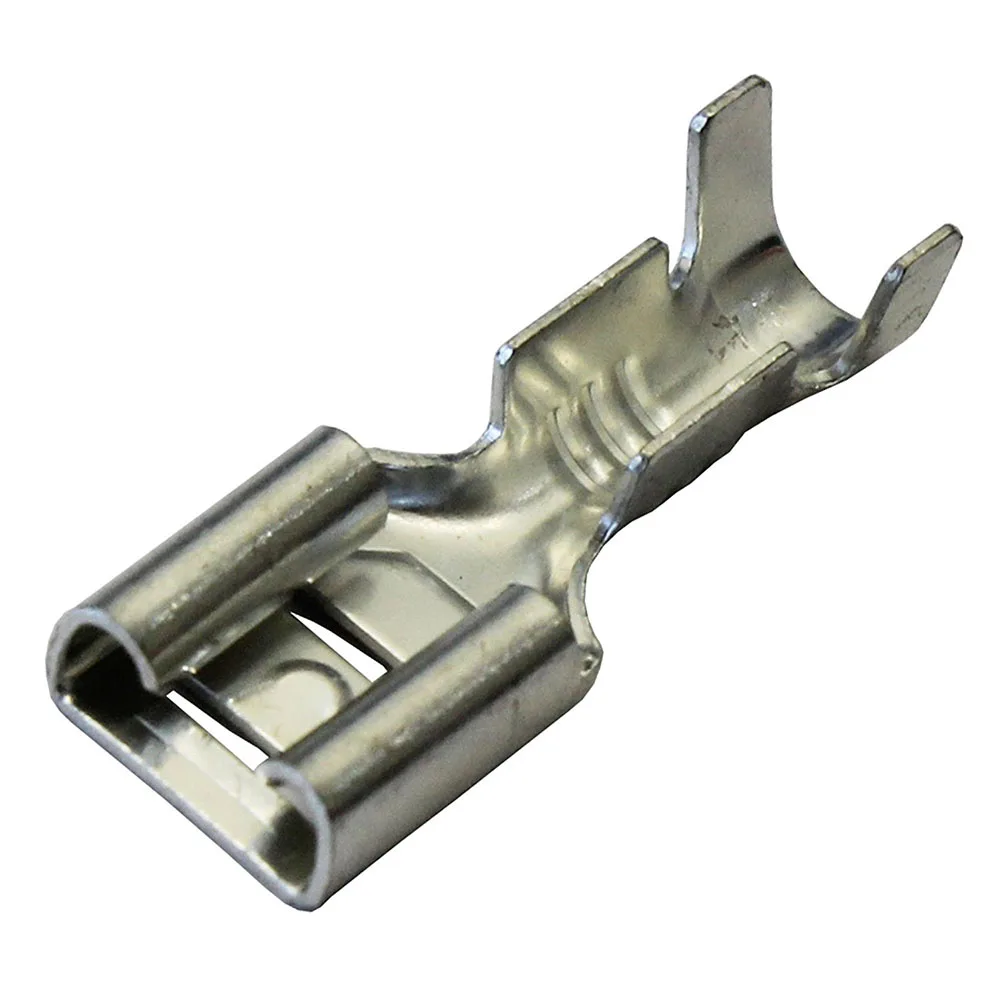 

100x6,3 мм неизолированная Женская Лопата нажимной на обжимной клемме неизолированный 2,5 квадратный миллиметр