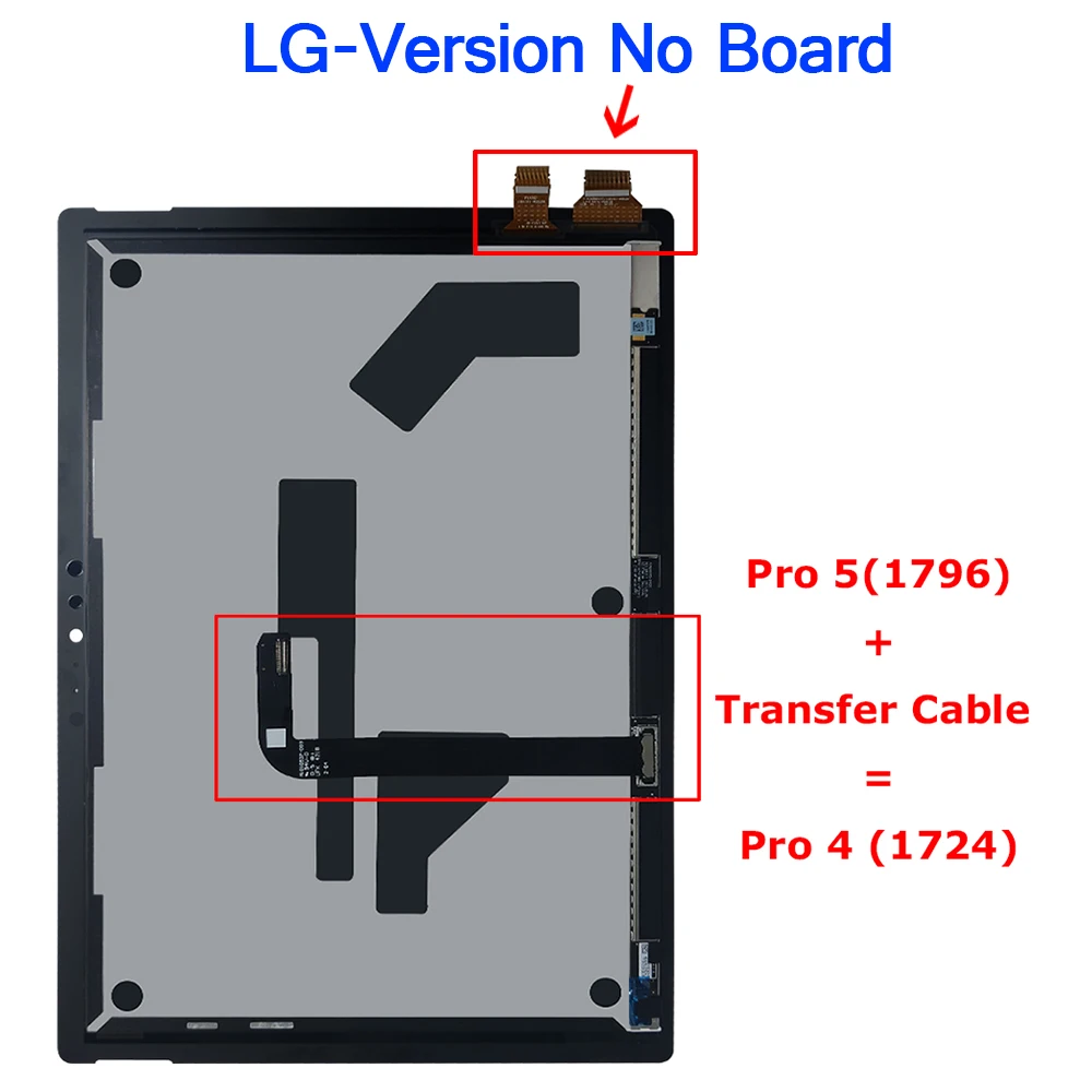 ЖК-экран для Microsoft Surface Pro 3 1631 4 1724 5 1796 в сборе 7 1866 Plus 60 LCD |
