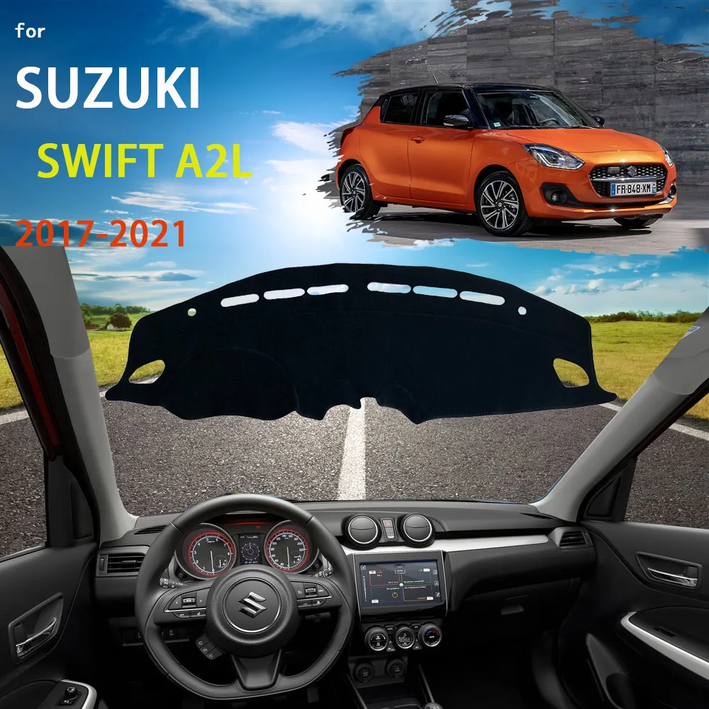 Чехол для приборной панели автомобиля коврик Suzuki Swift A2L 2017 ~ 2021 накладка
