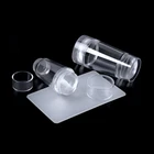 1 шт., трафареты для ногтей, штамповочные пластины, силиконовые штампы, печатные рисунки, фотоинструмент для инструментов, дизайн штампов, штамп, штамп, французский на