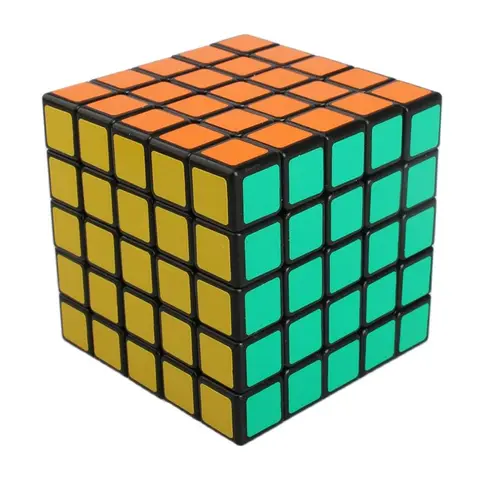 Головоломка Куб 5x5x5 Профессиональный скоростной куб игрушка с высоким качеством ПВХ гладкие наклейки в форме Куба Cubo Magico
