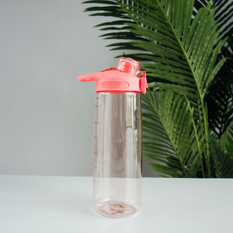 

Sports Plastic Water Bottle Portable Cup Reusable Drinks Milk Big Creative Clear Water Bottles Students Botella Drinkware DF50SP