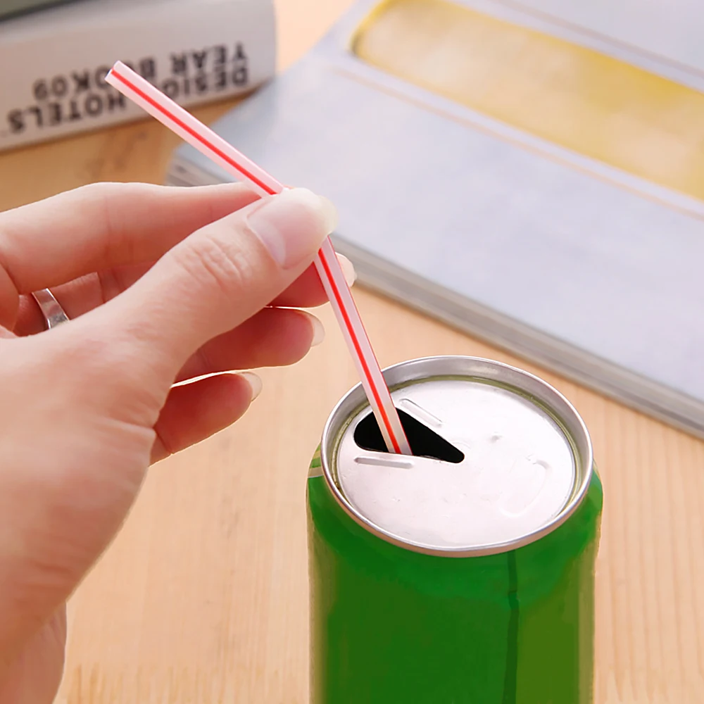 100 шт./пакет неоновый цвет трубочки для питья на вечеринке пластиковая летняя