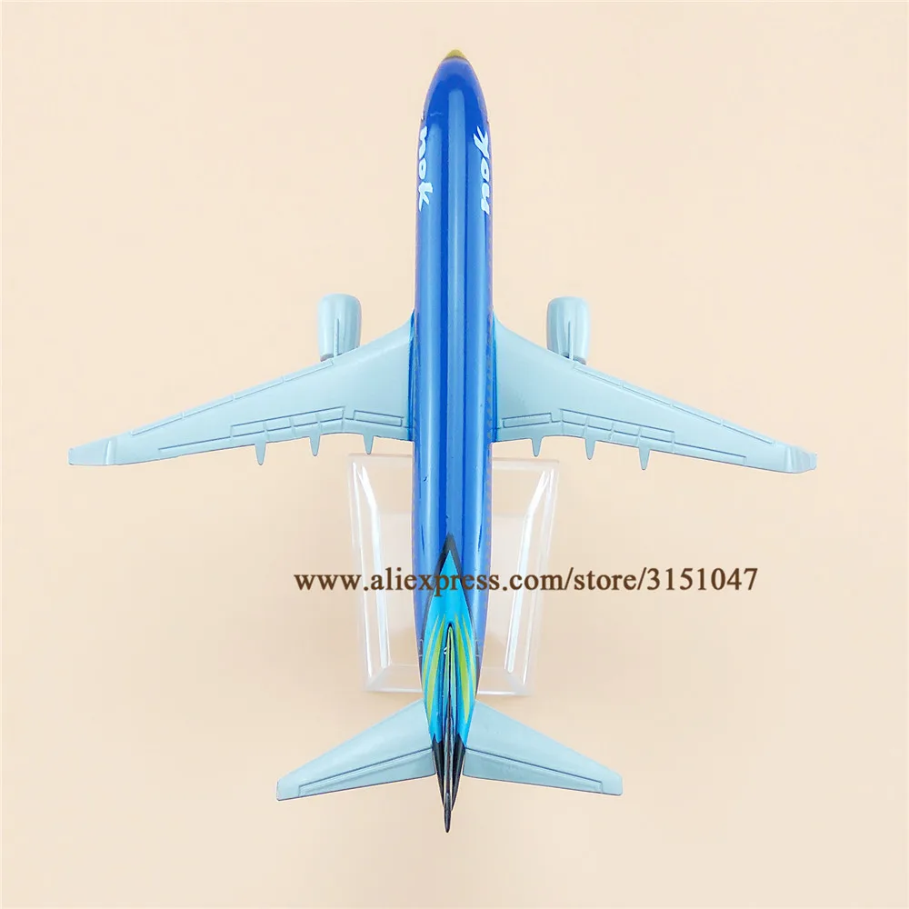 Синий Тайланд тайские авиакомпании NOK B737 Боинг 737 NOKAIR авиамодель самолета из