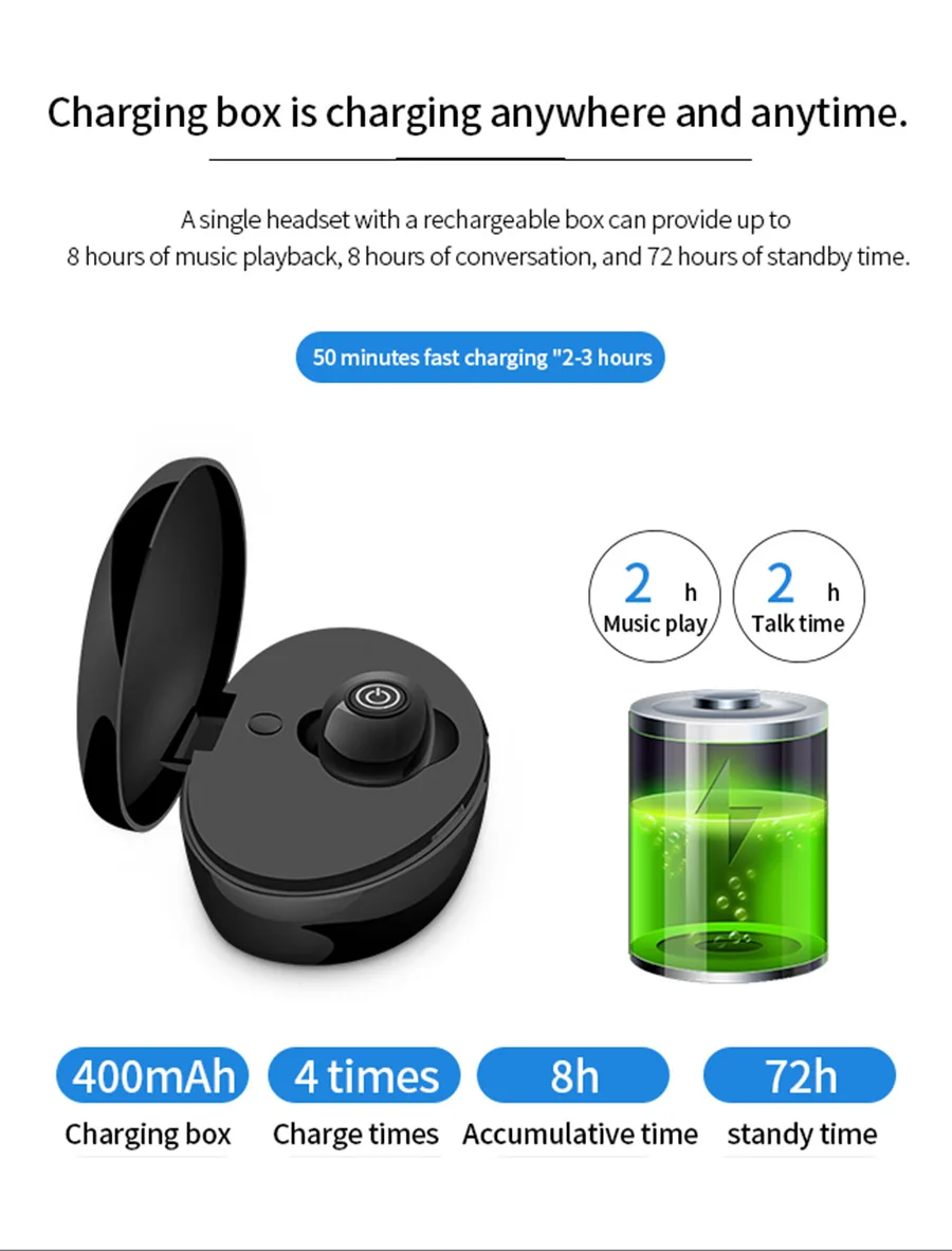 TW60 Touch control беспроводные наушники Buletooth 5,0 гарнитура 8D объемный HiFi стерео наушники спортивные наушники с микрофоном для телефонов