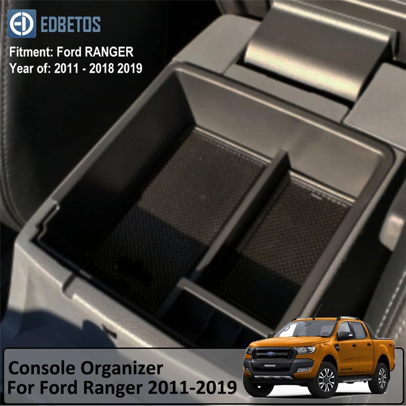 Ящик для подлокотника RANGER Ford 2011 2017 2018 2019 расширенный держатель консоли с поддоном