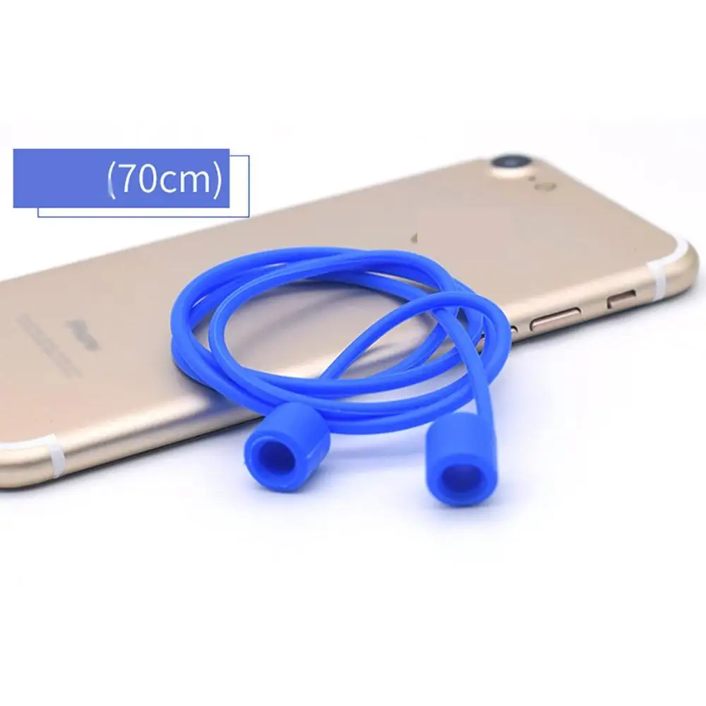 blue 5 цветов анти-потеря веревки Висячие струны ремешок для iPhone/гарнитура для airpods - Цвет: blue