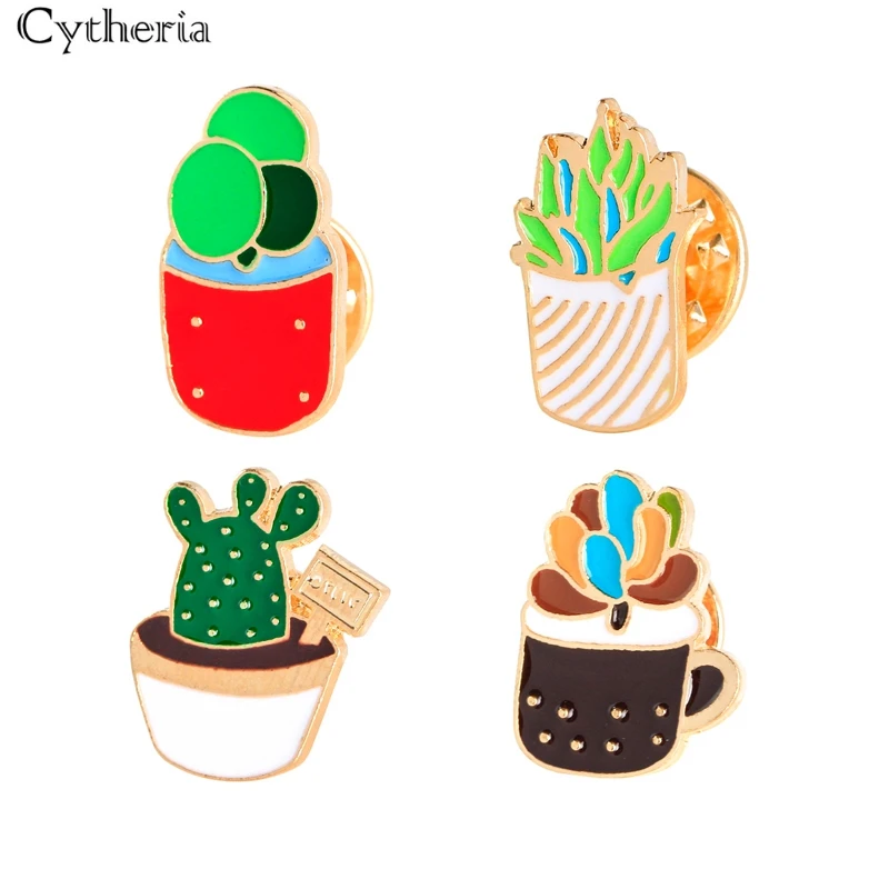 Яркие эмалированные значки в летнем стиле набор аксессуаров для одежды шляпы