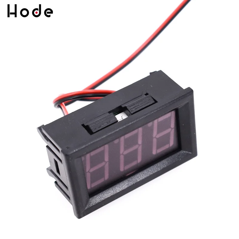 DIY Мини вольтметр тестер цифровой напряжения батарея постоянного тока 5 120 в