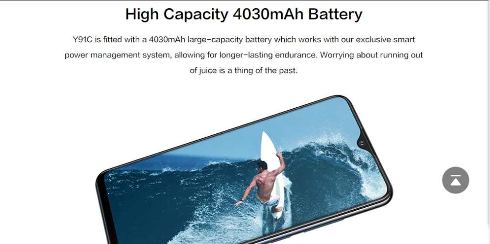 Глобальная версия Vivo Y91C 4G LTE мобильный телефон MTK6762 Android 8,1 6,2" полный экран 2 Гб ОЗУ 32 Гб ПЗУ 13.0MP FM OTG Лицо ID