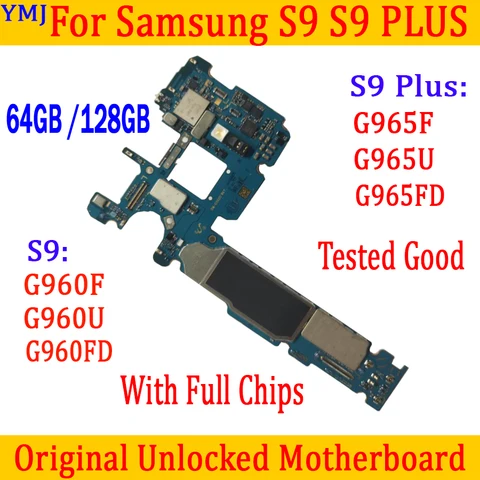 Оригинальная разблокированная материнская плата для Samsung S9 Plus G965F G965FD G965U, Логическая плата для G960FD G960F G960U, системная плата OS