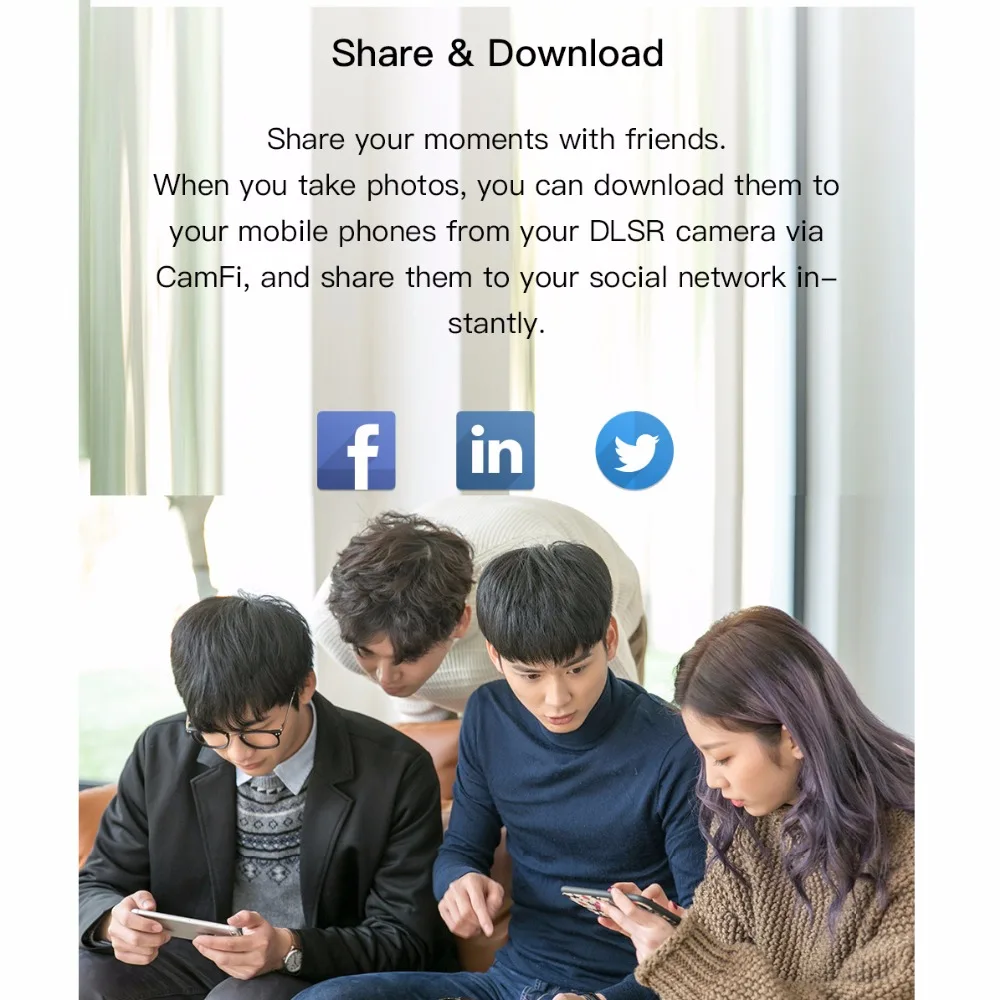 Беспроводной пульт дистанционного управления CamFi CF102 для цифрового зеркального