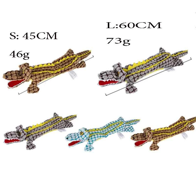 Мягкая игрушка для собаки плюшевая золотистый ретривер крокодил плюш Большой