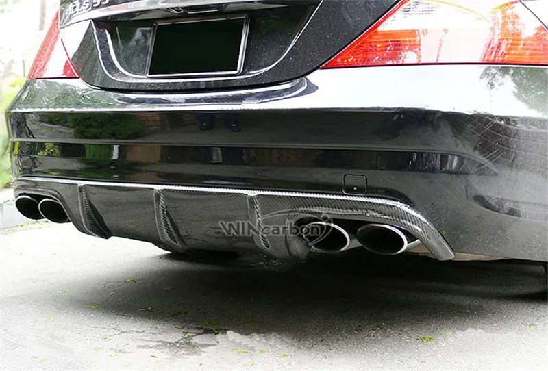 Диффузор заднего бампера FRP для Mercedes Benz W219 CLS AMG CLS55 CLS63 2006 2010|Обвесы| |