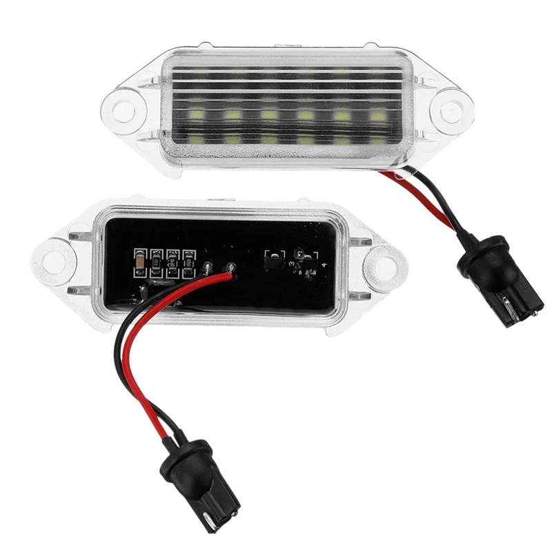 2 шт. ошибок Led номерной знак лампы 18Smd белый светодиод светильник для Защитные