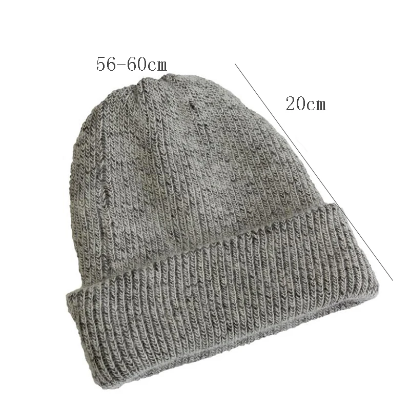 

Women Knitted Winter Hat Female Warm Rabbit Fur Beanie Girls Solid Bonnet Women Skullies Beanies Soft Hats Wool Beanies