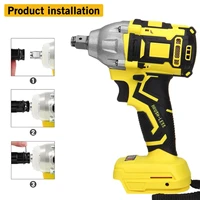 electric wrench brushless motor industrial brushless wrench high torque cordless electric impact wrench easy removal of car tire