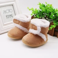 bobora warm newborn toddler boots winter first walkers baby girls boys shoes soft sole fur snow booties for 0 18m