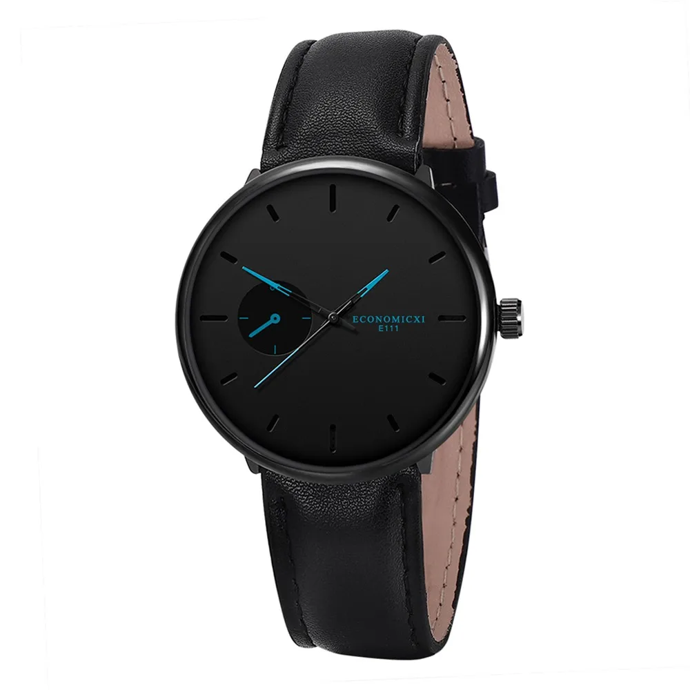 

2020fashion men's business watch simple black gold leather mesh belt wild men's quartz wrist watch boyfriend gift 5*