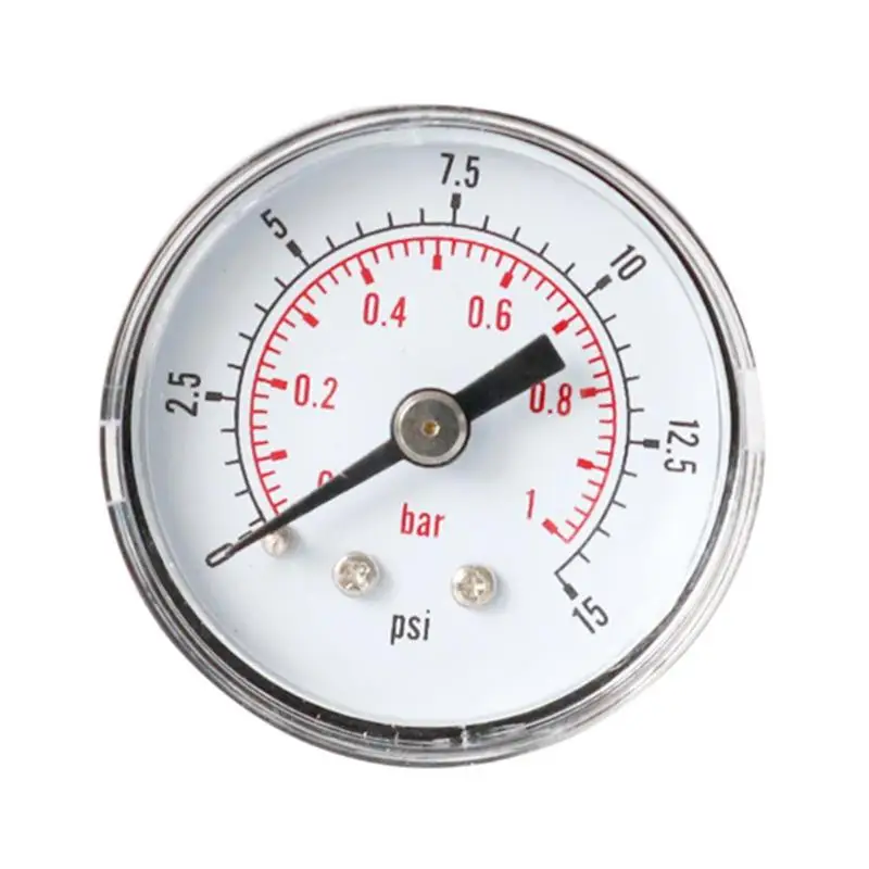 0-15psi 0-30psi 1/8BSPT манометр воздушного компрессора масляный водный гидравлический точность Давление датчик