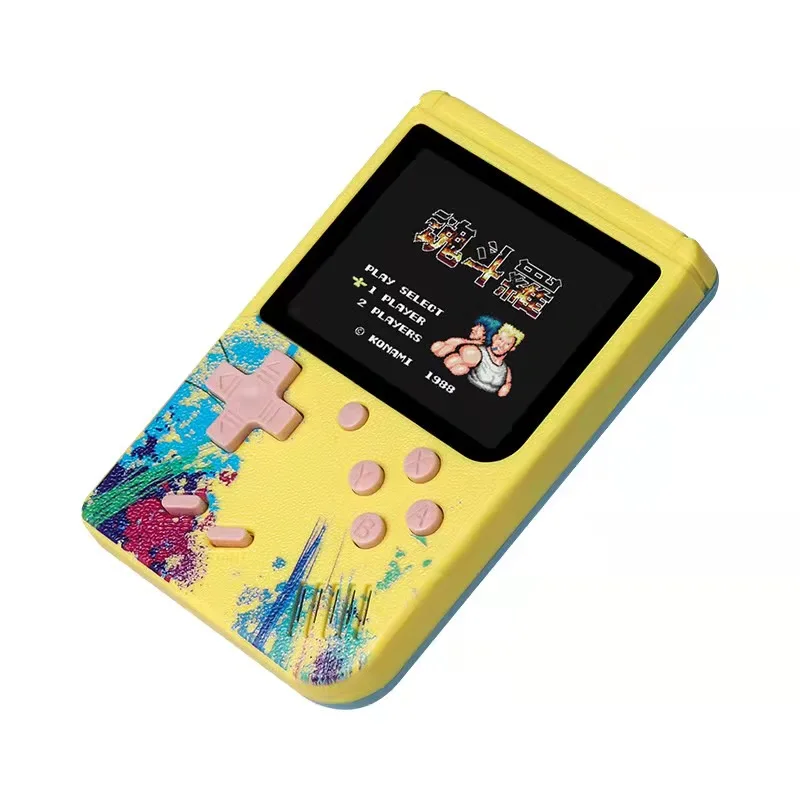 Новый трендовый 3-дюймовый портативный игровой плеер Macaron sup 500 в 1 портативные