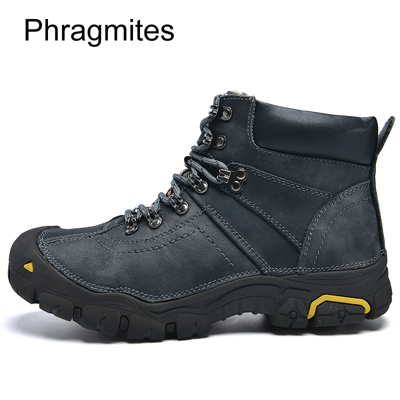Phragmites/защитная Рабочая обувь с носком; теплые дышащие зимние ботинки; botas mujer invierno; ; Мужская обувь; большие размеры 48