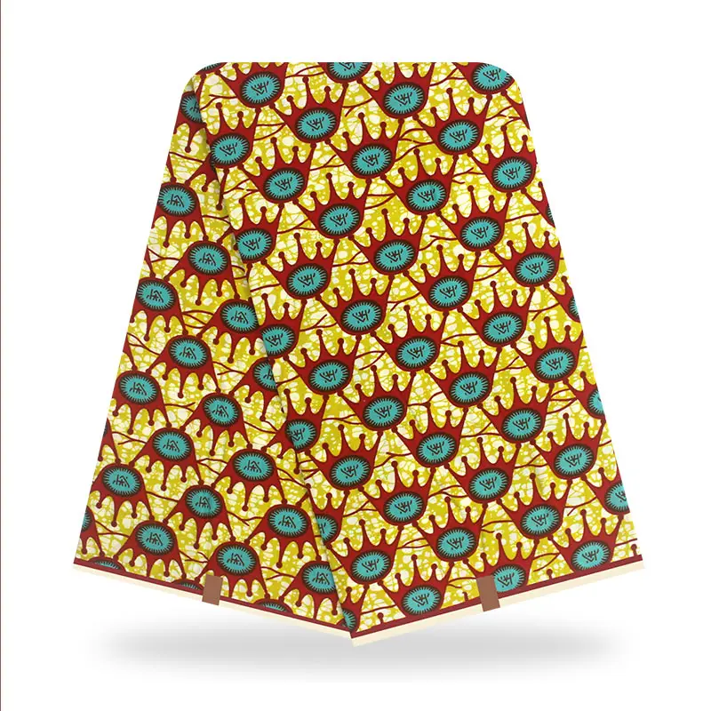 Оригинальная Ткань с Африканским принтом искусственная ткань для платьев 2020