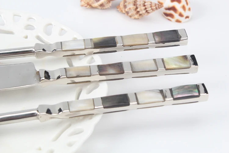 Корпус из нержавеющей стали бамбуковые западные столовые приборы 3 шт.