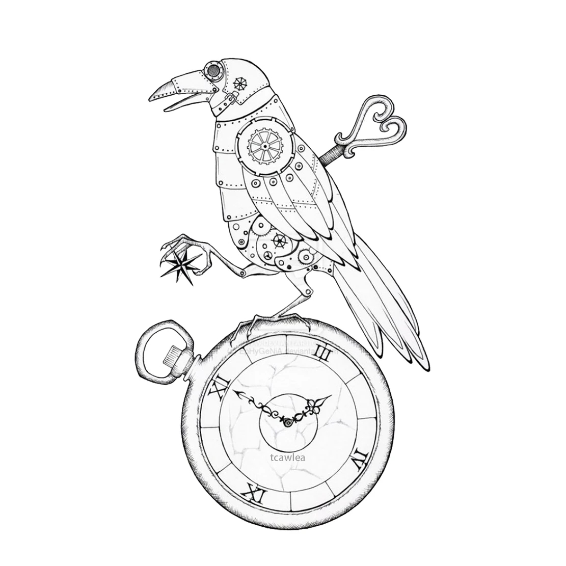 

New Clock Bird Owl Dog Mouse Steampunk Metal Cutting Dies Machine Animals Doll Stencil For DIY Scrapbooking Card Decorative