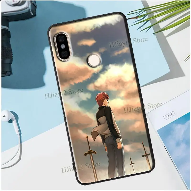 Чехол Shirou Emiya Fate Stay Night для Xiaomi Redmi Note 11 8 9 10 Pro 10S 9A 9T Mi Lite 11T POCO X3 M3 M4 F3 | Мобильные