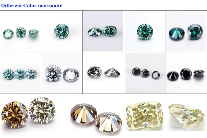 Круглый Блестящий Огранки 0.5ct карат 5,0 мм F цвет Муассанит без огранки камень VVS1 отличный резанный класс Тест Положительный лабораторный алмаз